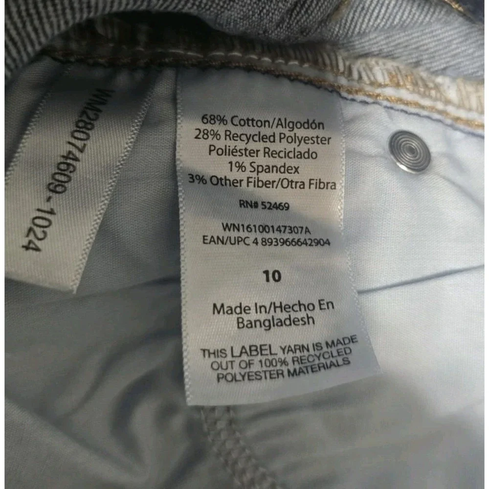 Boy's Size 10 Wonder Nation Blue Denim Shorts Adjustable Waist